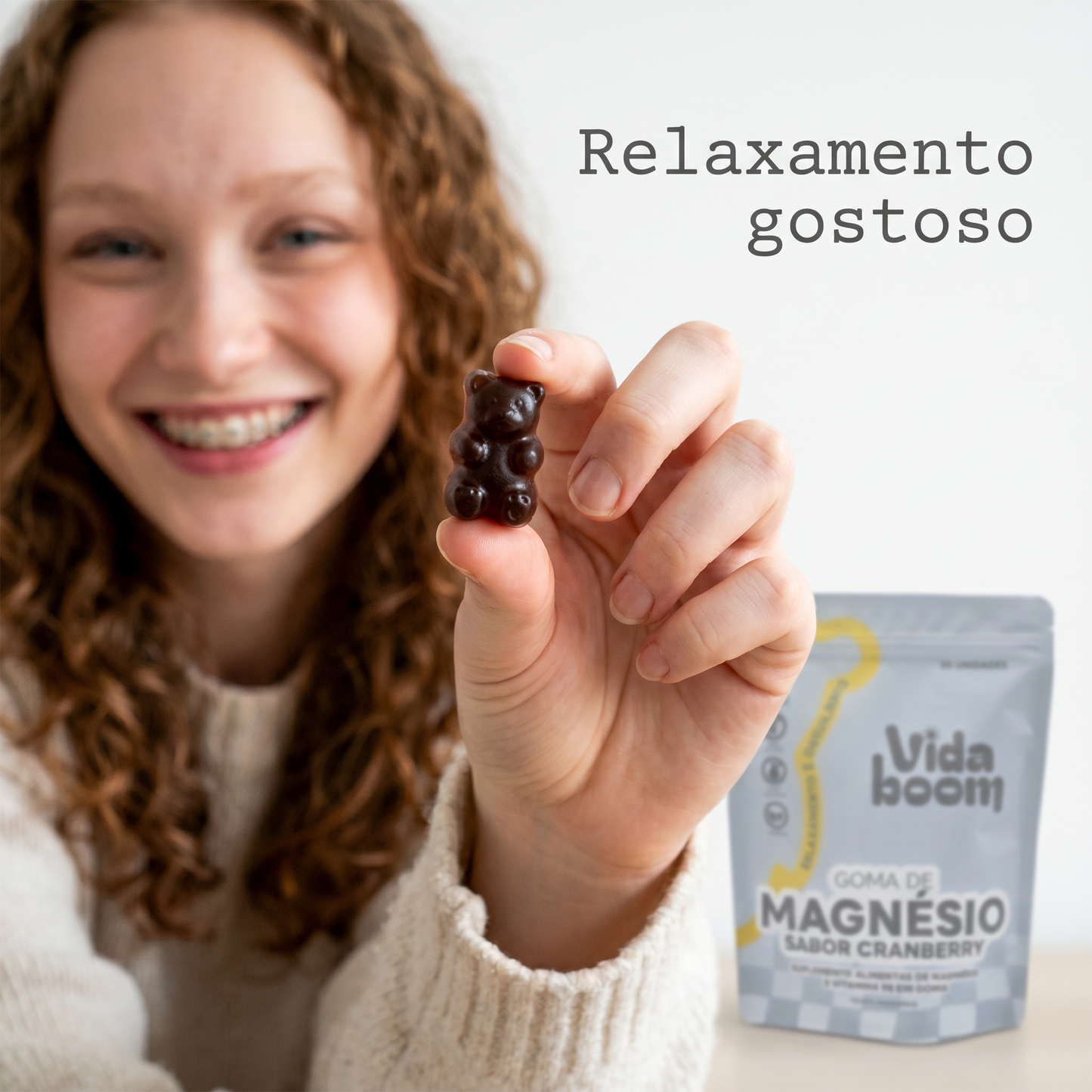 Goma de Magnésio (60 mg de Mg por goma)- Desligar a mente nunca foi tão gostoso