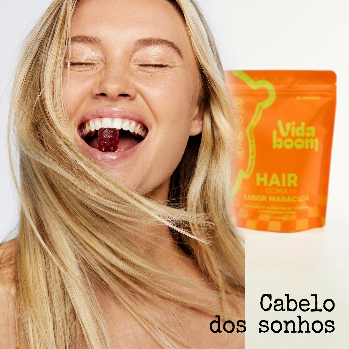 Goma Hair- Todos os micronutrientes de que você precisa- PAGUE 2 LEVE 3!