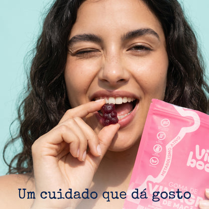 Goma de Vinagre de Maçã (200mg de Cromo e 600mg de Vinagre de Maçã por dia)- PAGUE 2 LEVE 3!