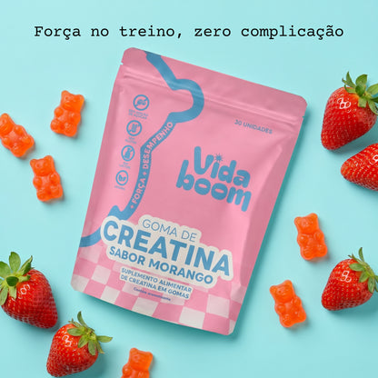 Goma de Creatina- Embalagem Individual PAGUE 2 LEVE 3!