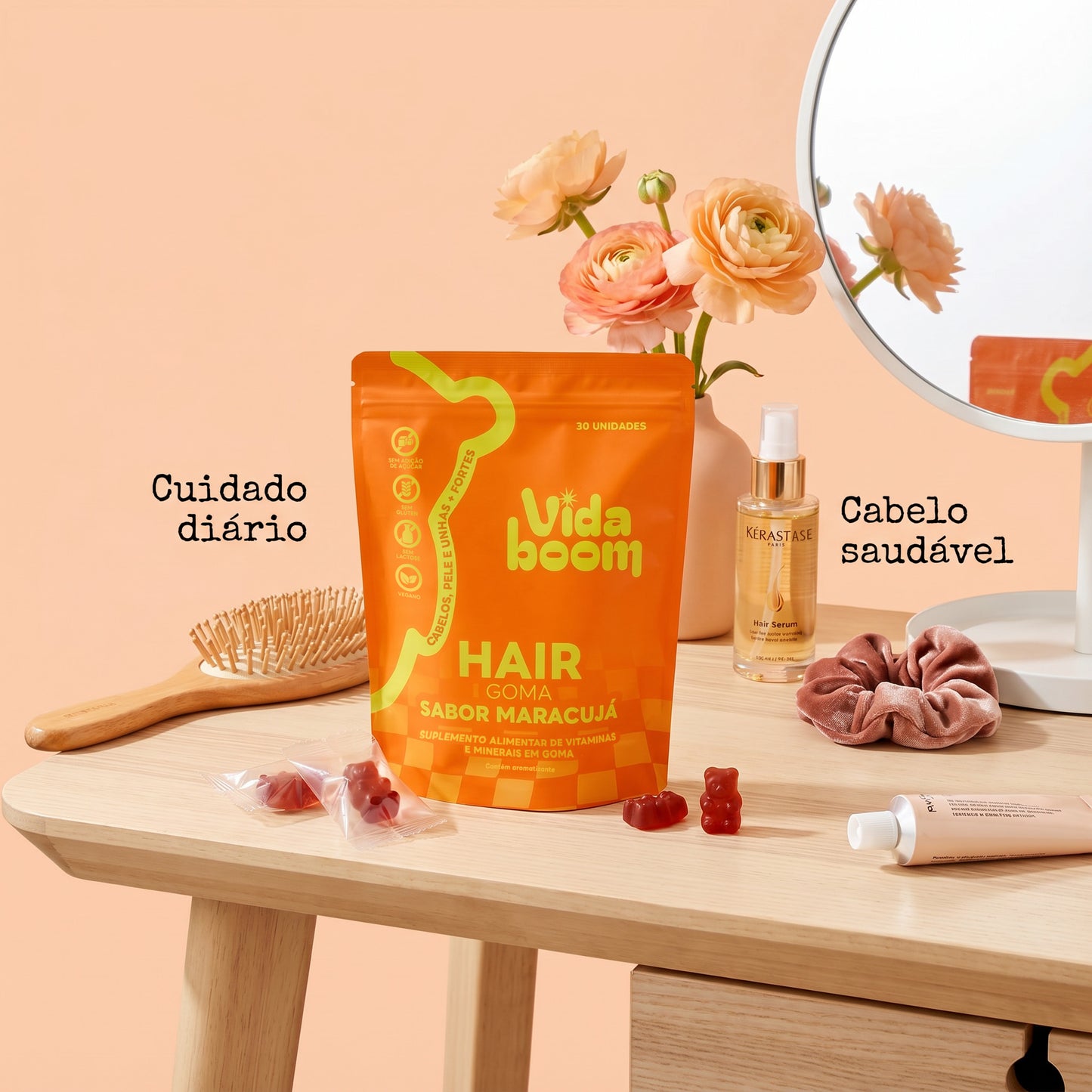 Goma Hair- Todos os micronutrientes de que você precisa- PAGUE 2 LEVE 3!