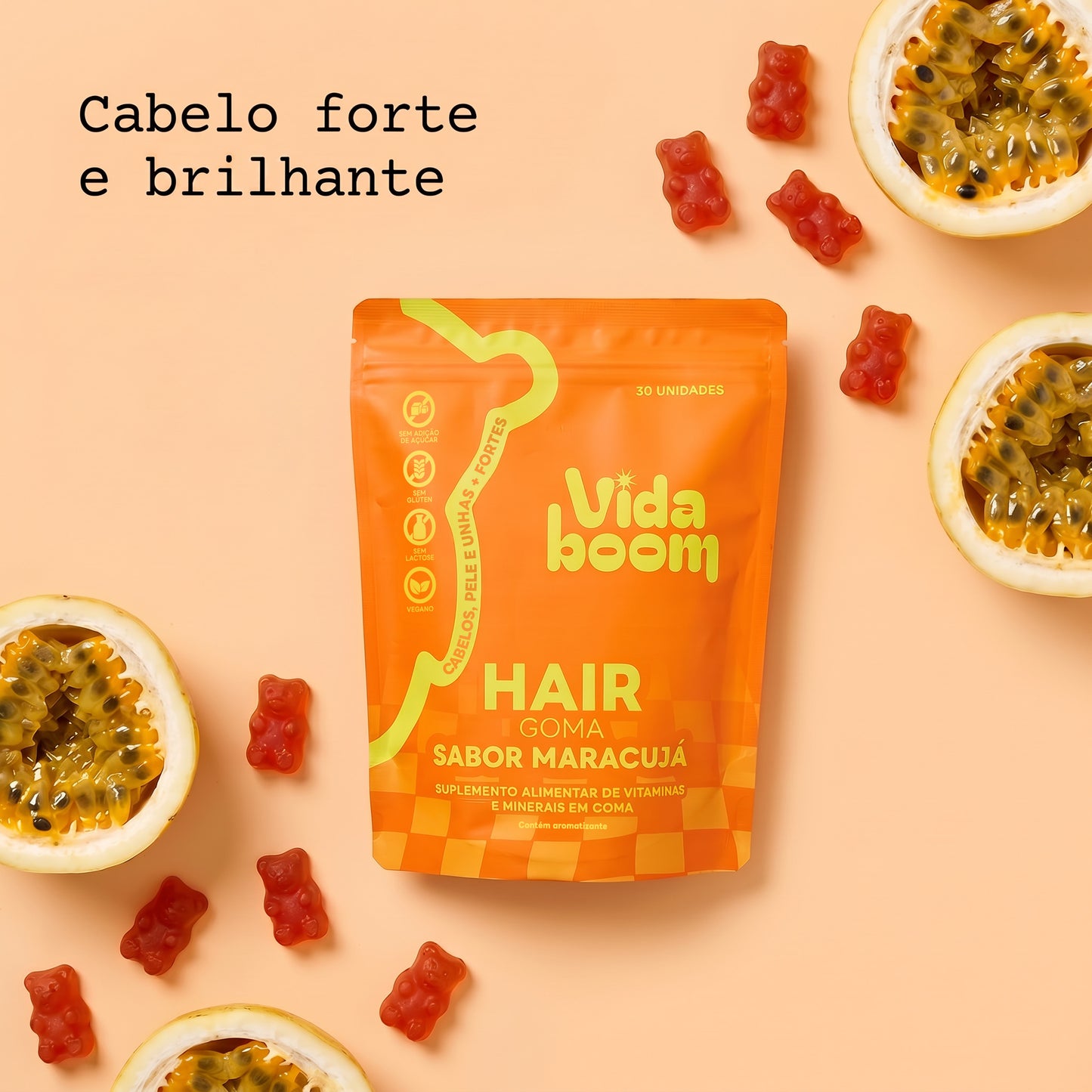 Goma Hair- Todos os micronutrientes de que você precisa- PAGUE 2 LEVE 3!